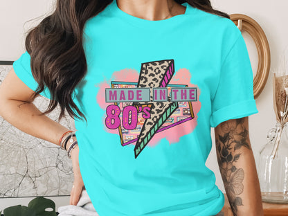 Vintage Retro Made In The 80s Graphic Tee product