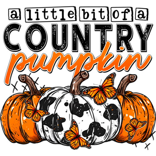 A Little Bit of a Country Pumpkin Halloween Decor