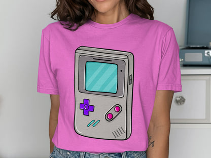 Retro Handheld Gaming Console Graphic T-shirt