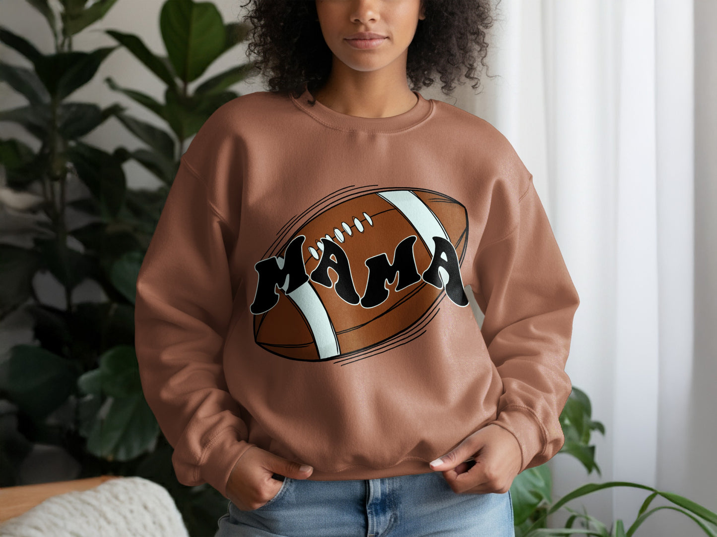 Mama Football Graphic Sweatshirt product