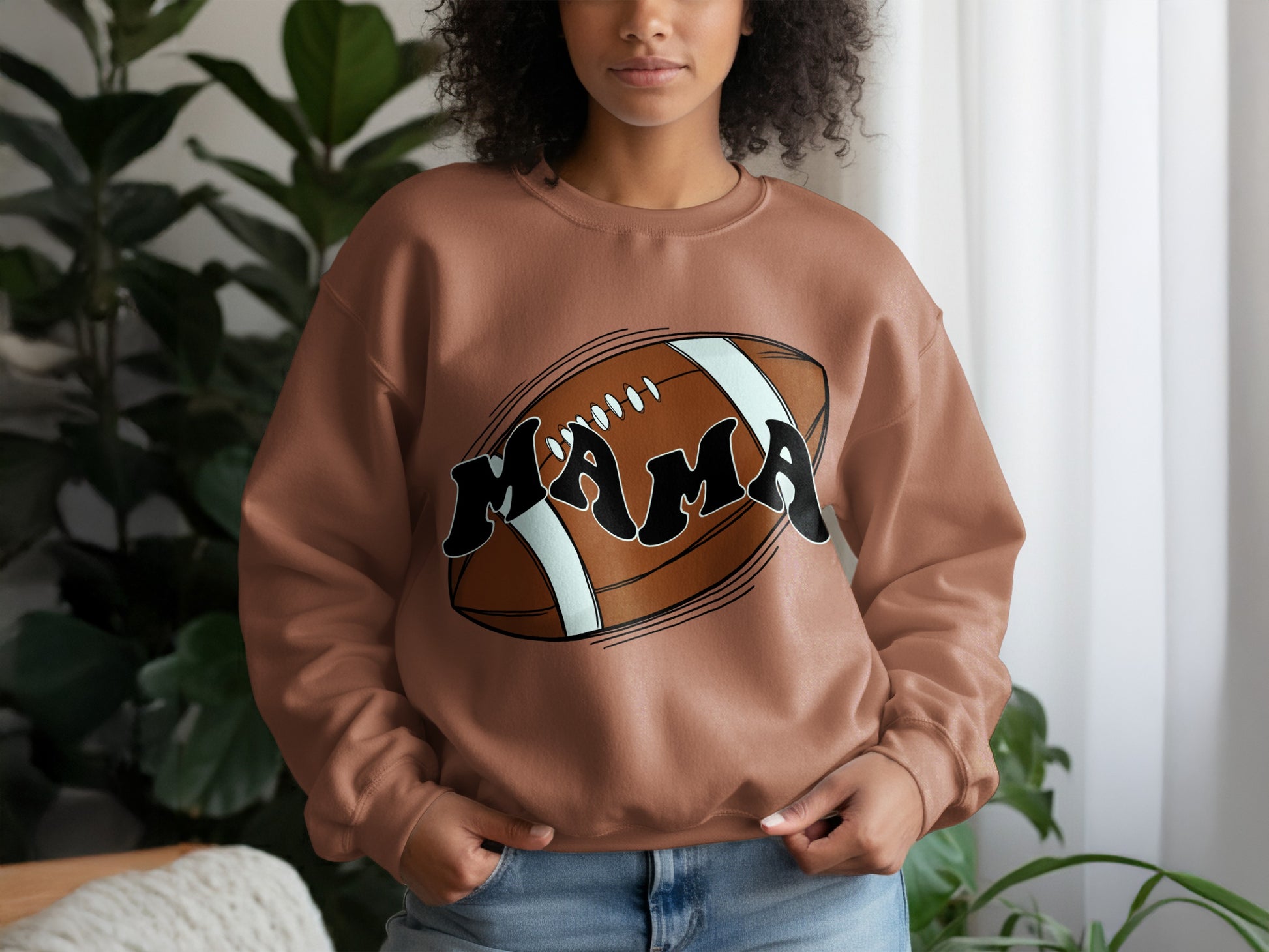 Mama Football Graphic Sweatshirt product