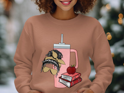 Cozy Literature Lover Sweatshirt for Winter Fashion