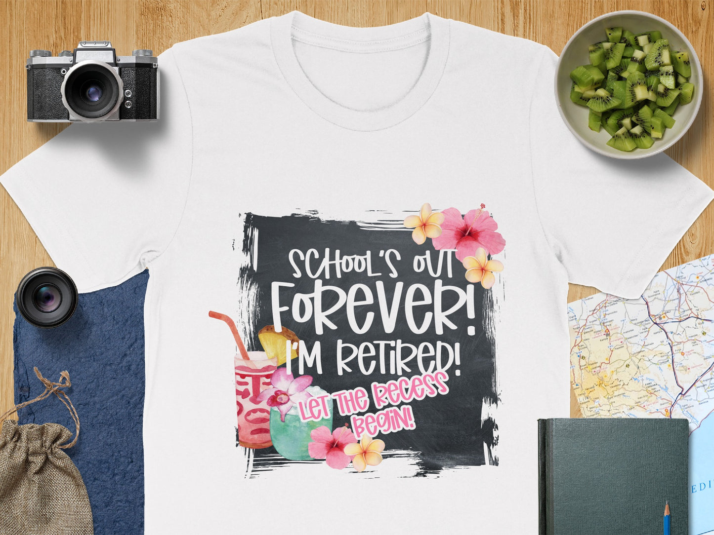 School's Out Forever I'm Retired Let The Recess Begin Shirt