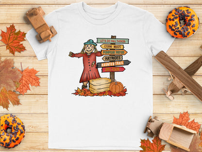 Let's Do Fall Things Halloween Themed T-shirt