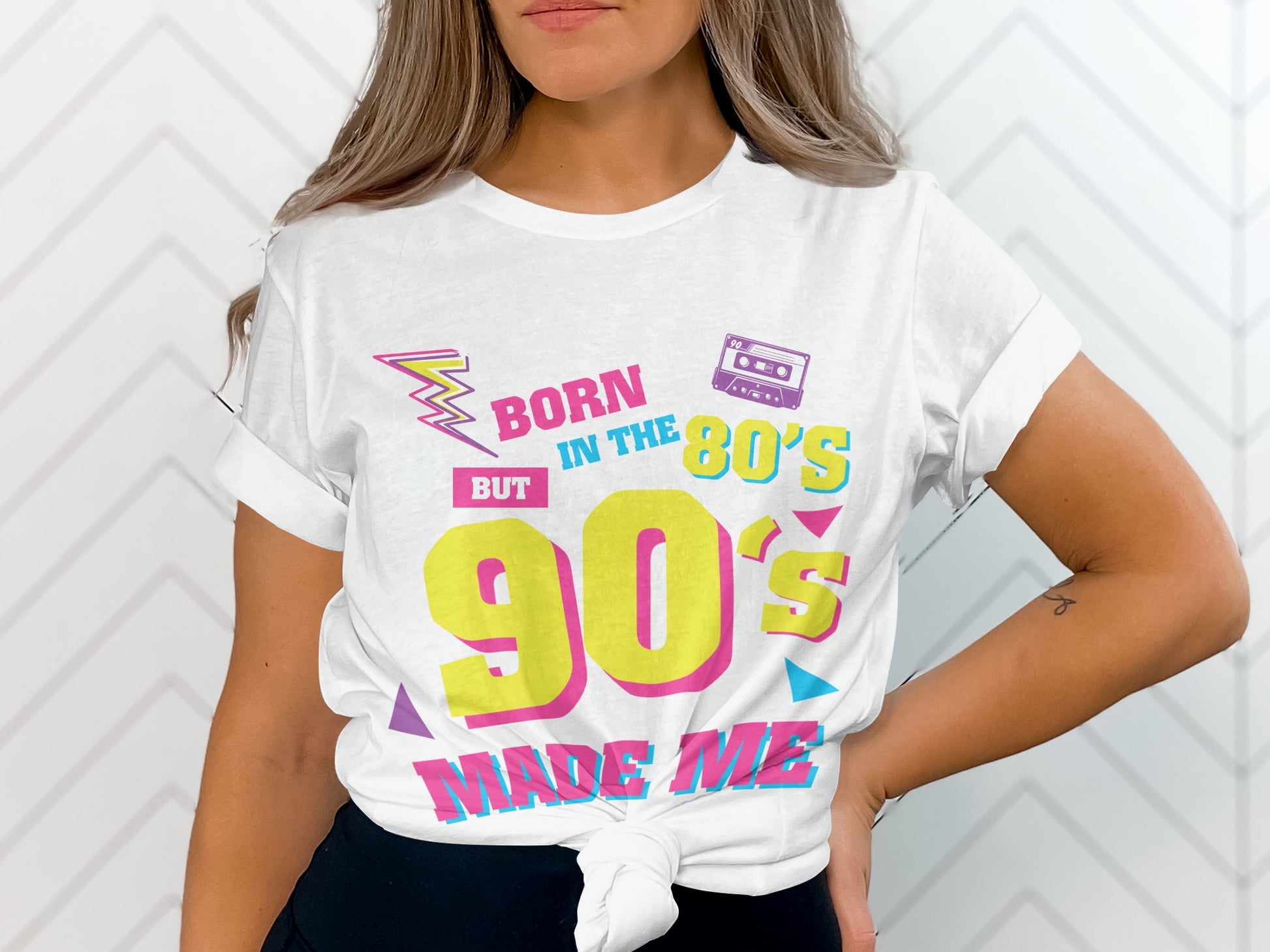 Born in the 80's But 90's Made Me T-shirt