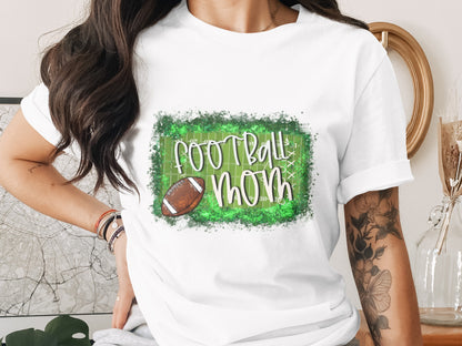 Football Mom Graphic Tee for Sports Enthusiasts