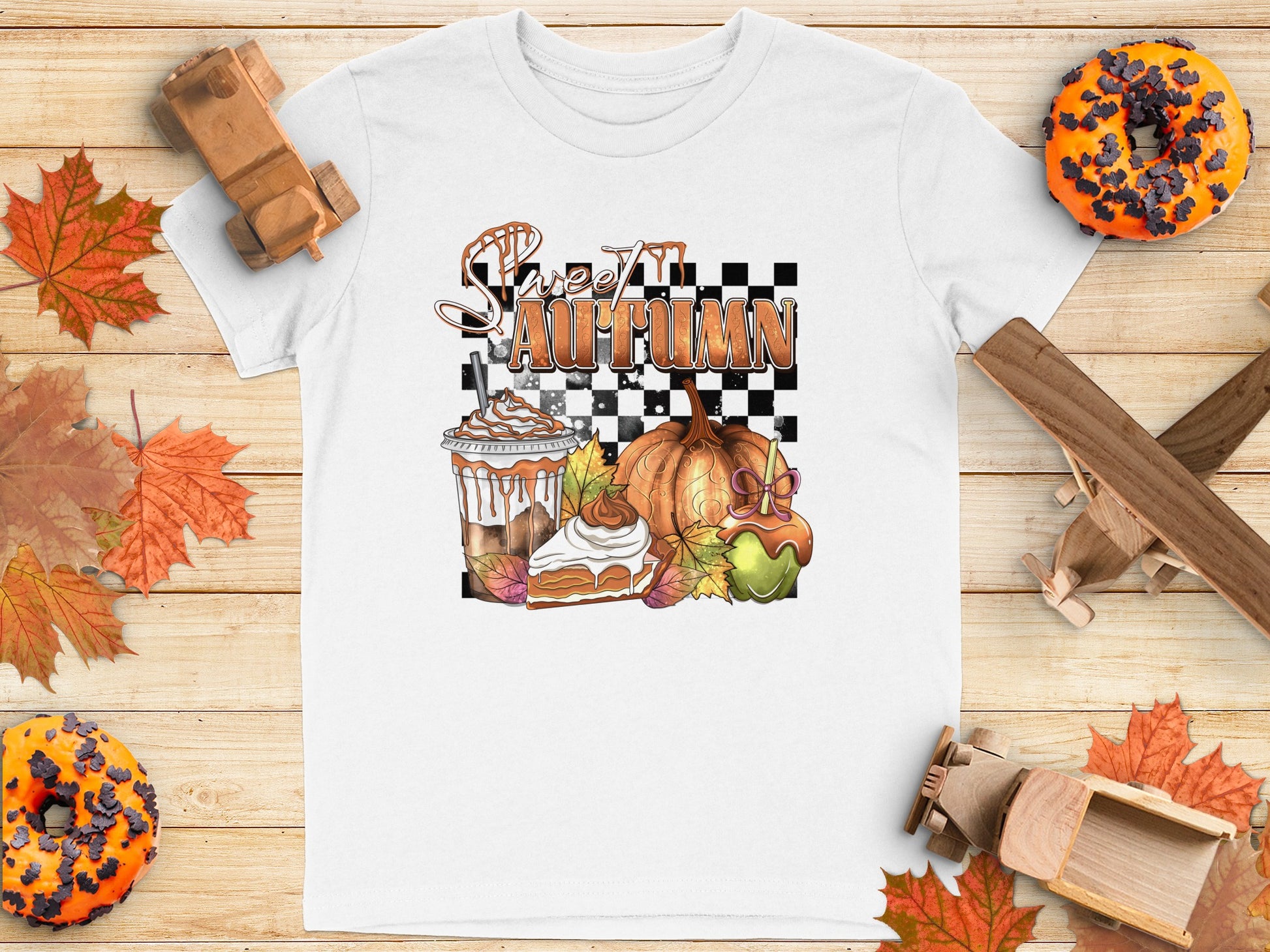 Sweet Autumn Pumpkin Spice Design Shirt