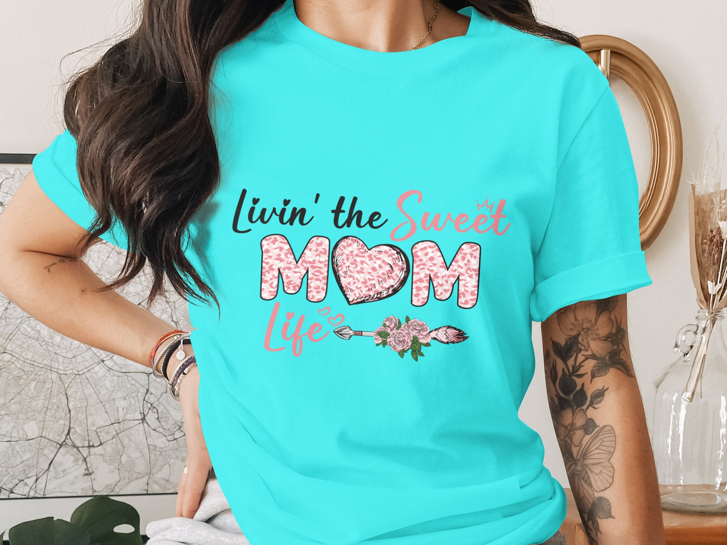 Livin' the Sweet Mom Life Graphic Tee