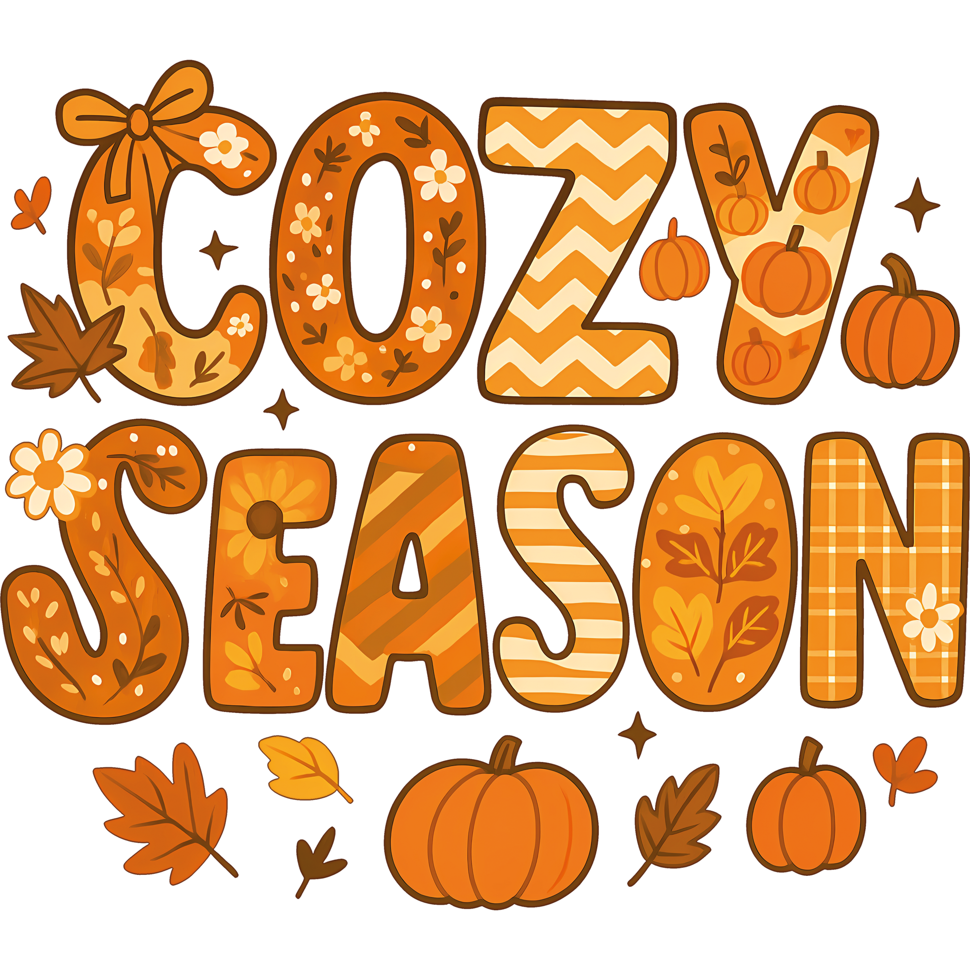 Autumn Cozy Season Themed Graphic Design Product