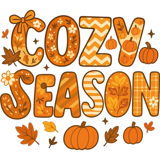 Autumn Cozy Season Themed Graphic Design Product