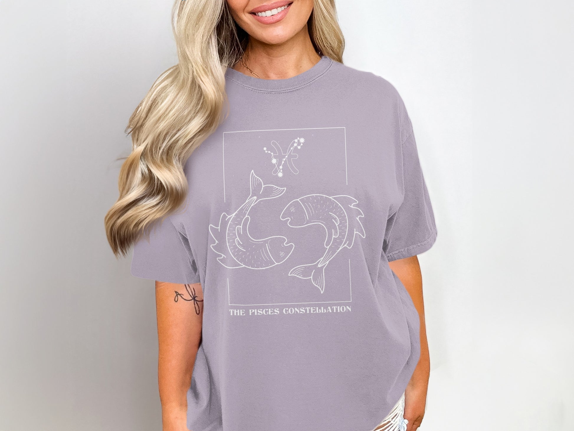 The Pisces Constellation Graphic Tee for Women