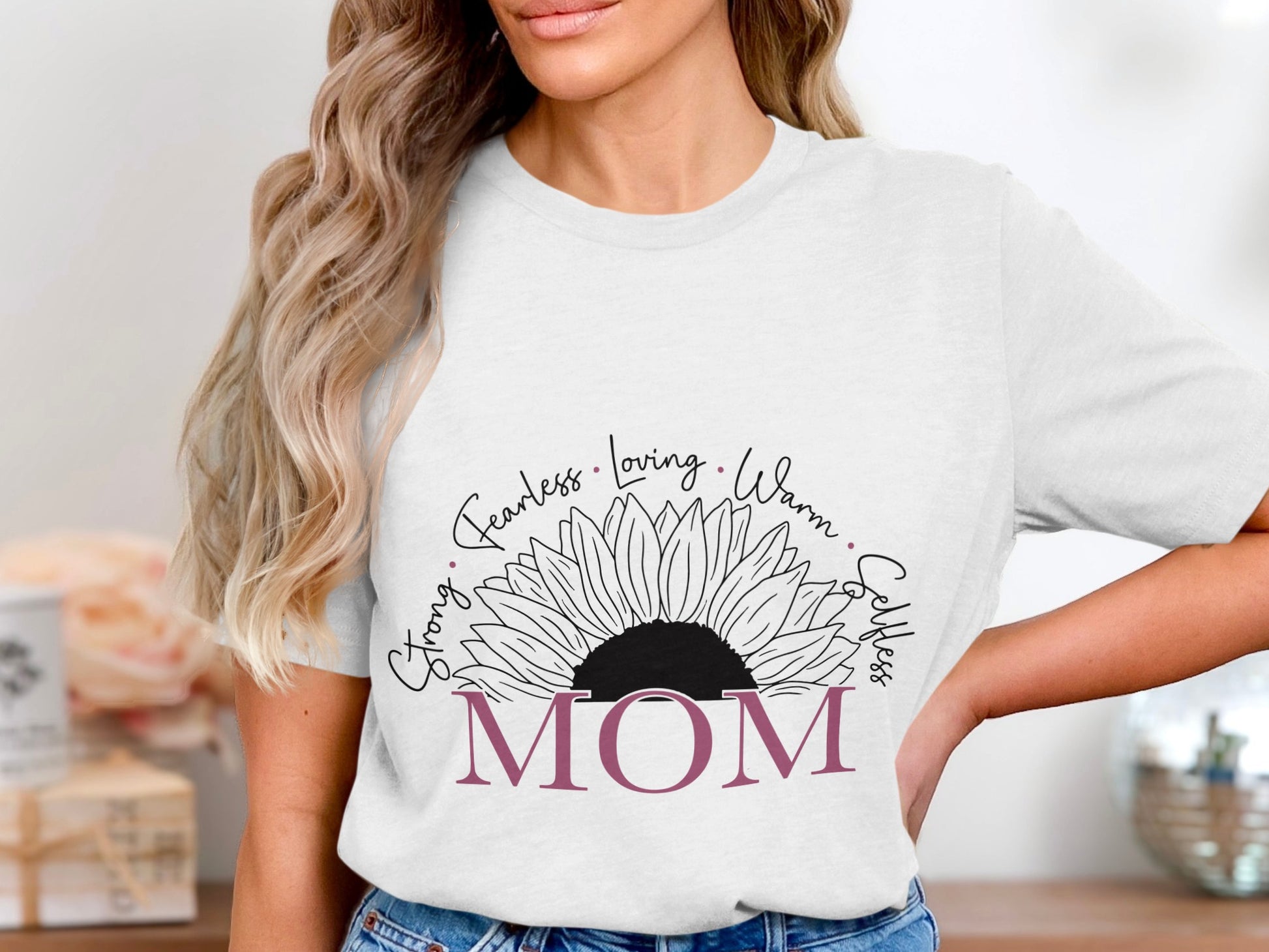 Strong Fearless Loving Warm Selfless MOM apparel