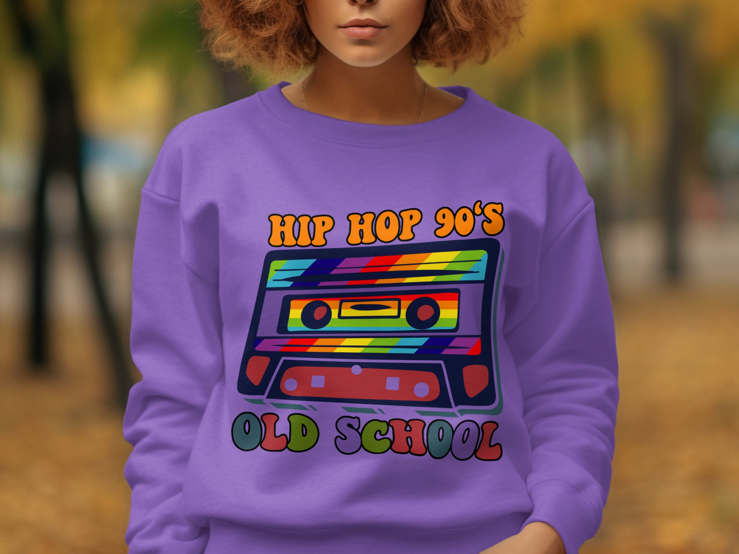 Hip Hop 90's Old School Colorful Sweatshirt