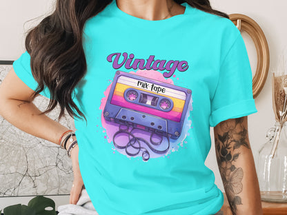 Vintage Mix Tape Graphic T-shirt