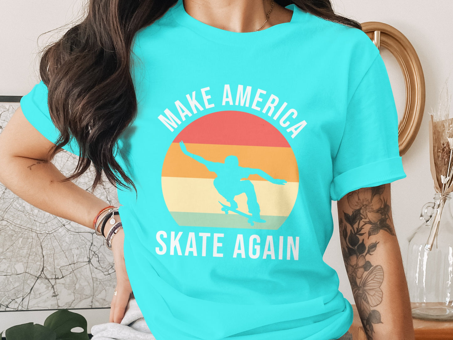 Make America Skate Again Graphic T-shirt