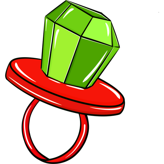 Bold Green Gemstone Candy Ring Accessory