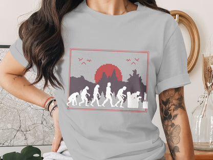 Evolution Silhouette Graphic T-Shirt