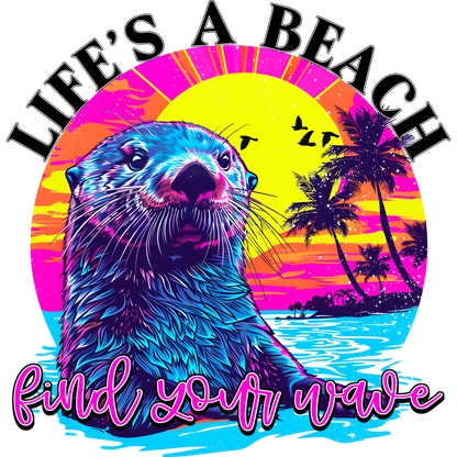 Life's A Beach Find Your Wave Unique Graphic Product