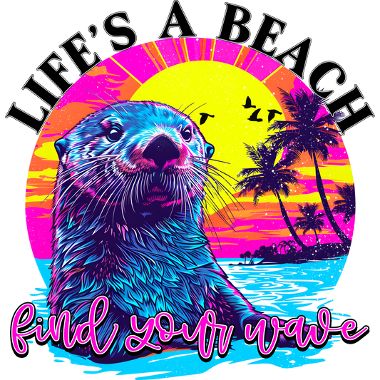 Life's A Beach Find Your Wave Unique Graphic Product