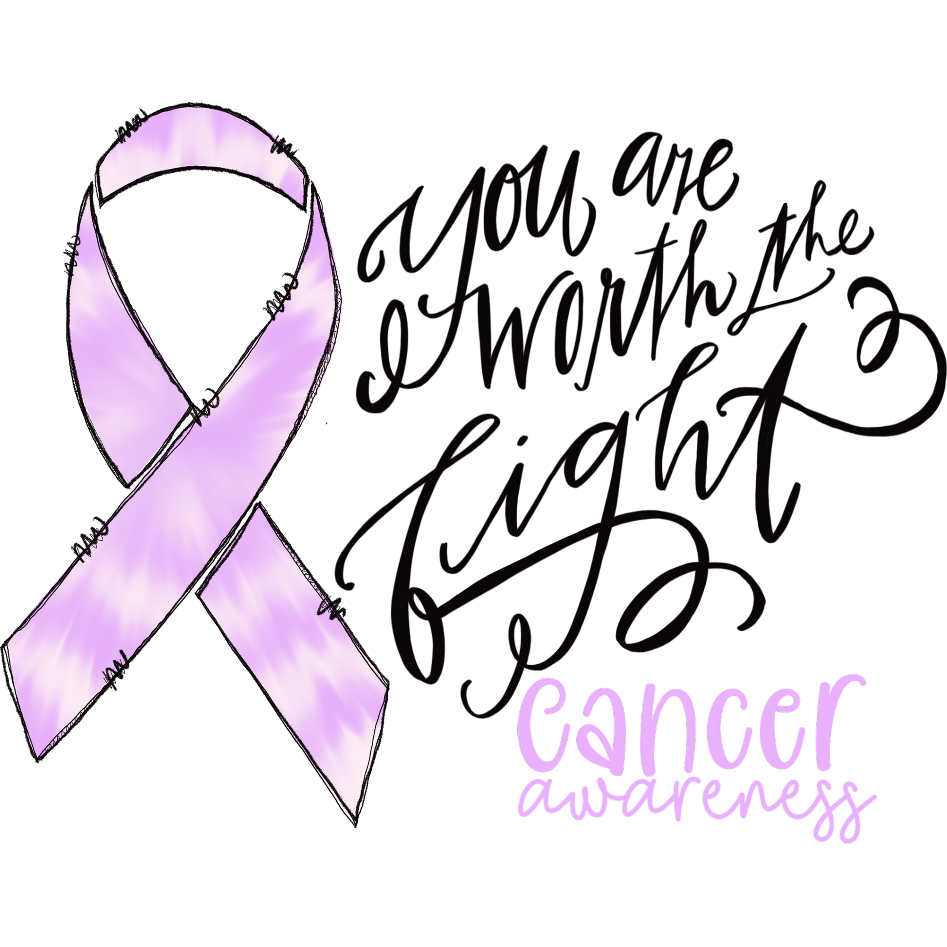 You Are Worth the Fight Cancer Awareness product
