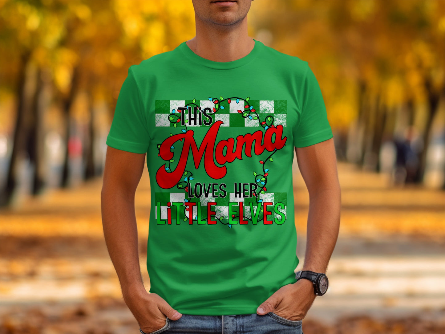This Mama Loves Her Little Elves T-shirt