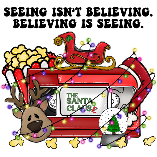 Cute Festive Holiday Reindeer Santa Sleigh design