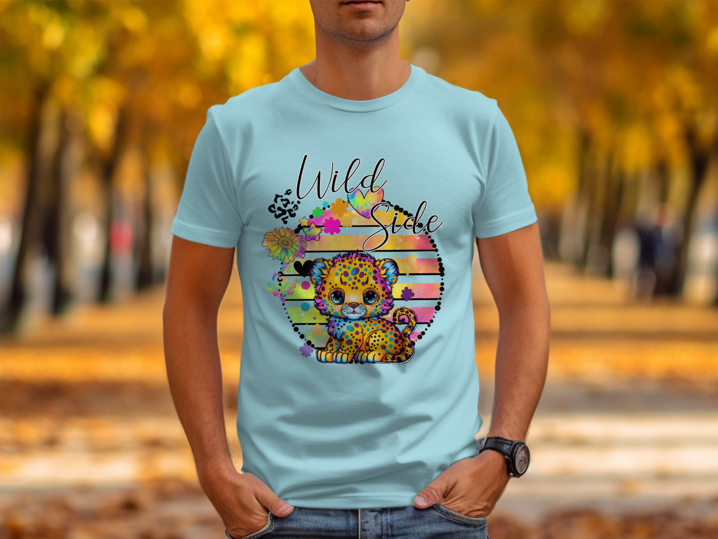 Wild Style Adorable Leopard Graphic Tee product