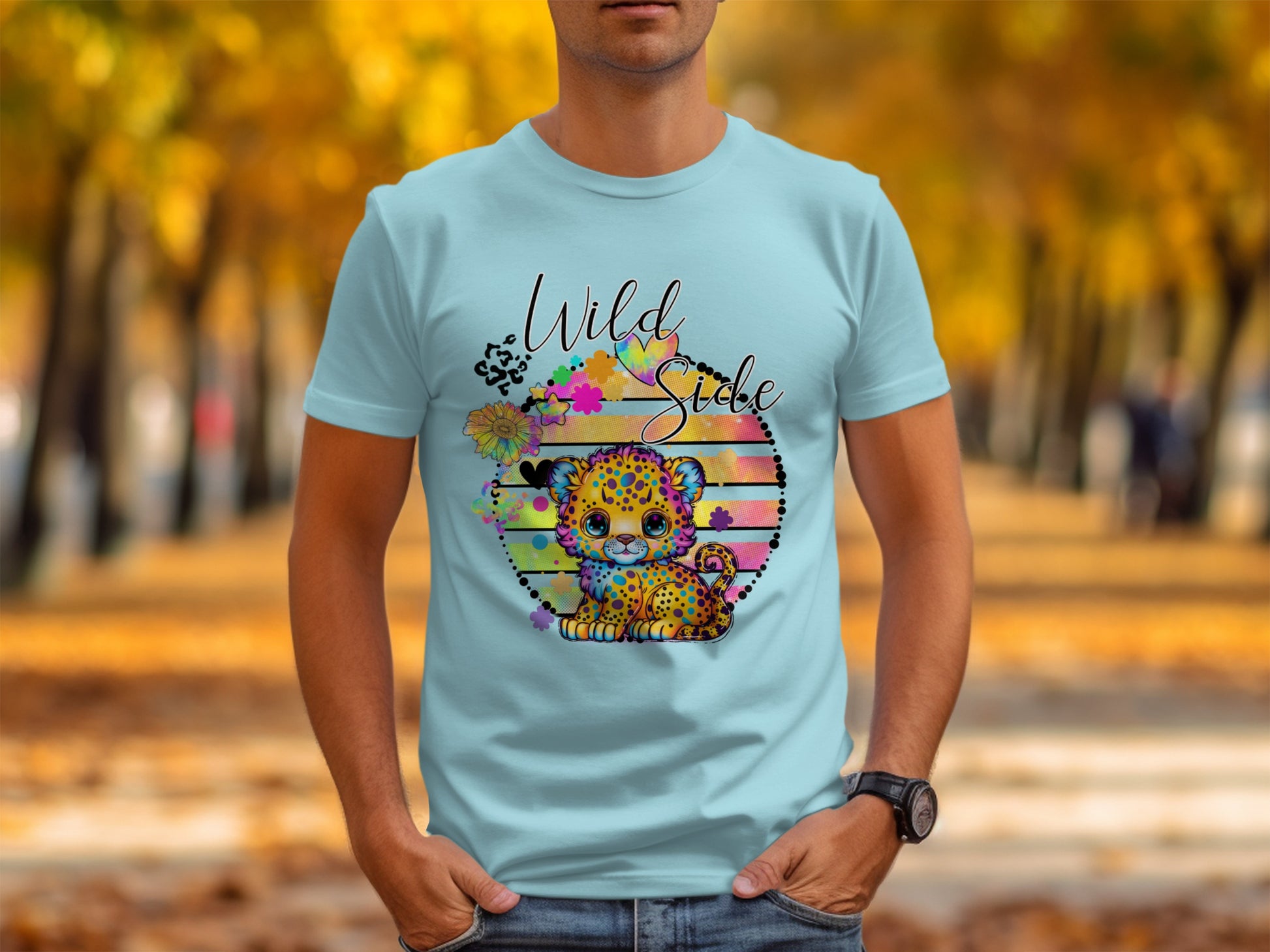 Wild Style Adorable Leopard Graphic Tee product