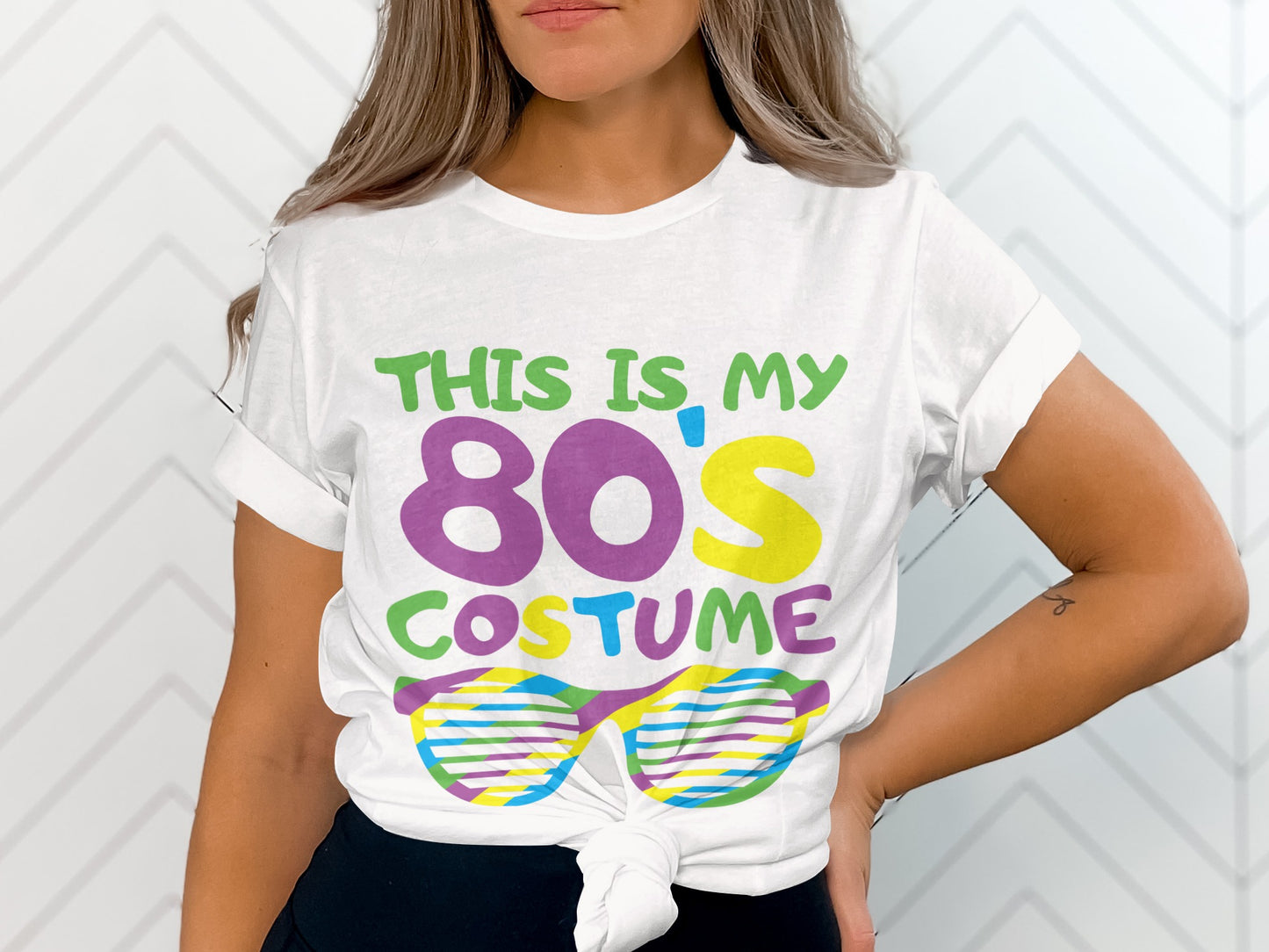 This is My 80's Costume Colorful T-Shirt