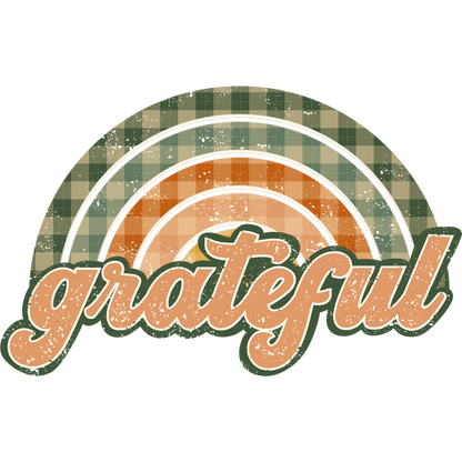 Grateful Plaid Rainbow Retro Aesthetic Art Product