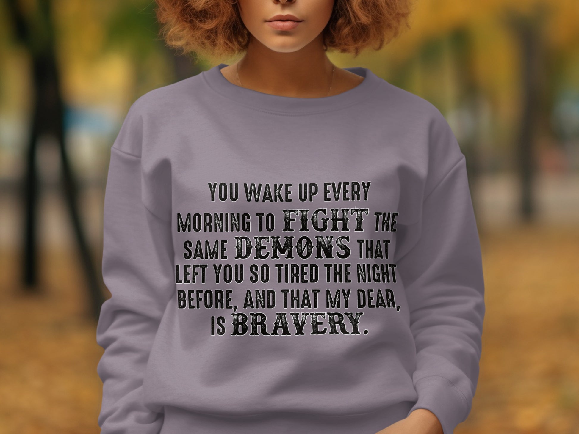 Inspirational Sweater with Motivational Quote