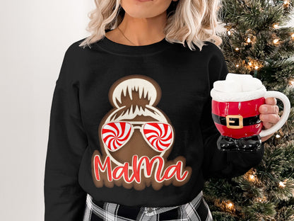Cute Christmas Graphic Coffee Cup Sweatshirt