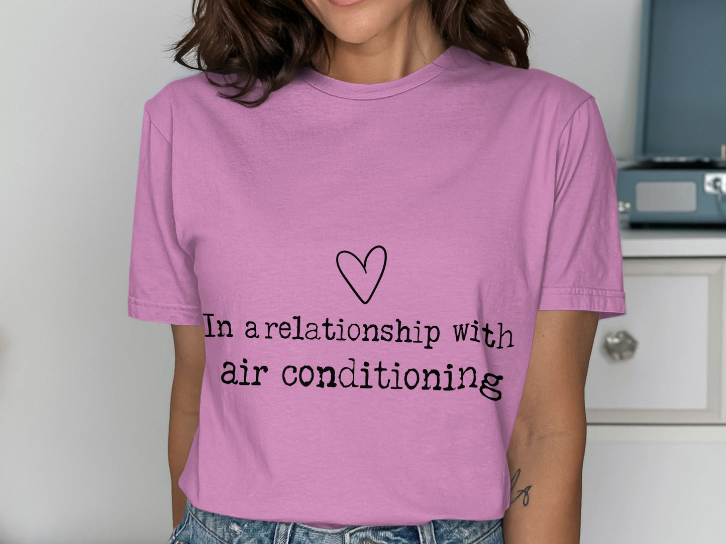 In a relationship with air conditioning shirt