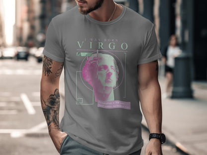 Virgo Zodiac Statue Graphic Tee Stylish Shirt