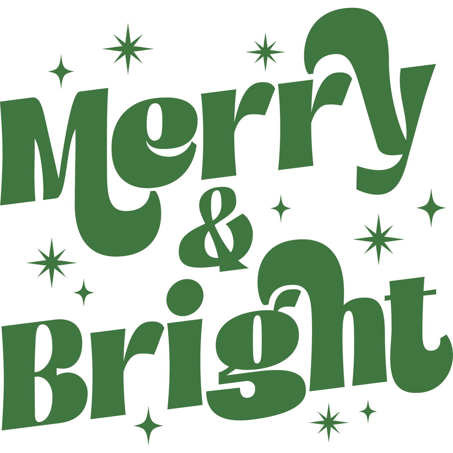 Merry and Bright Festive Holiday Decor Product