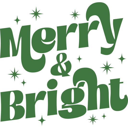 Merry and Bright Festive Holiday Decor Product