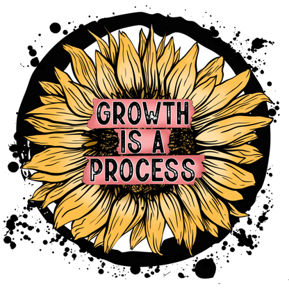 Growth Is A Process Sunflower Artwork product