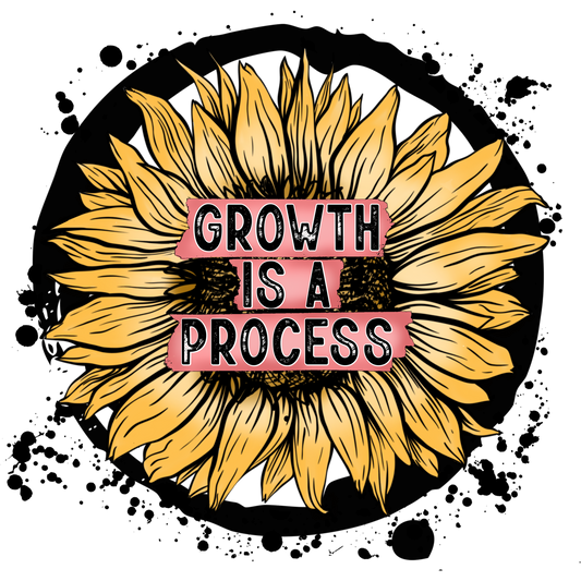 Growth Is A Process Sunflower Artwork product