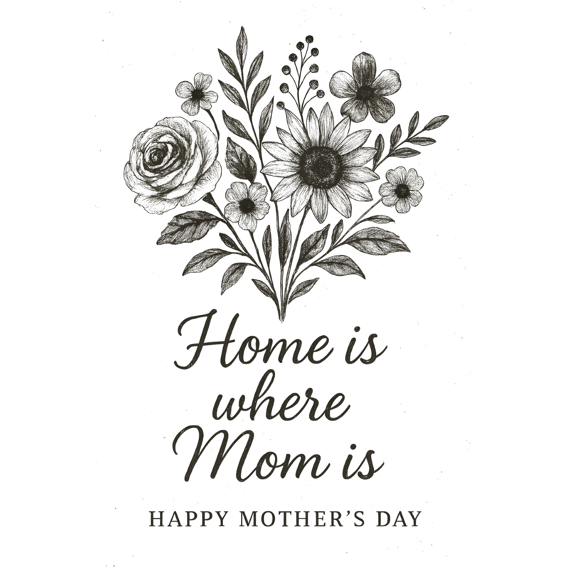 Home is Where Mom is Happy Mother's Day Card