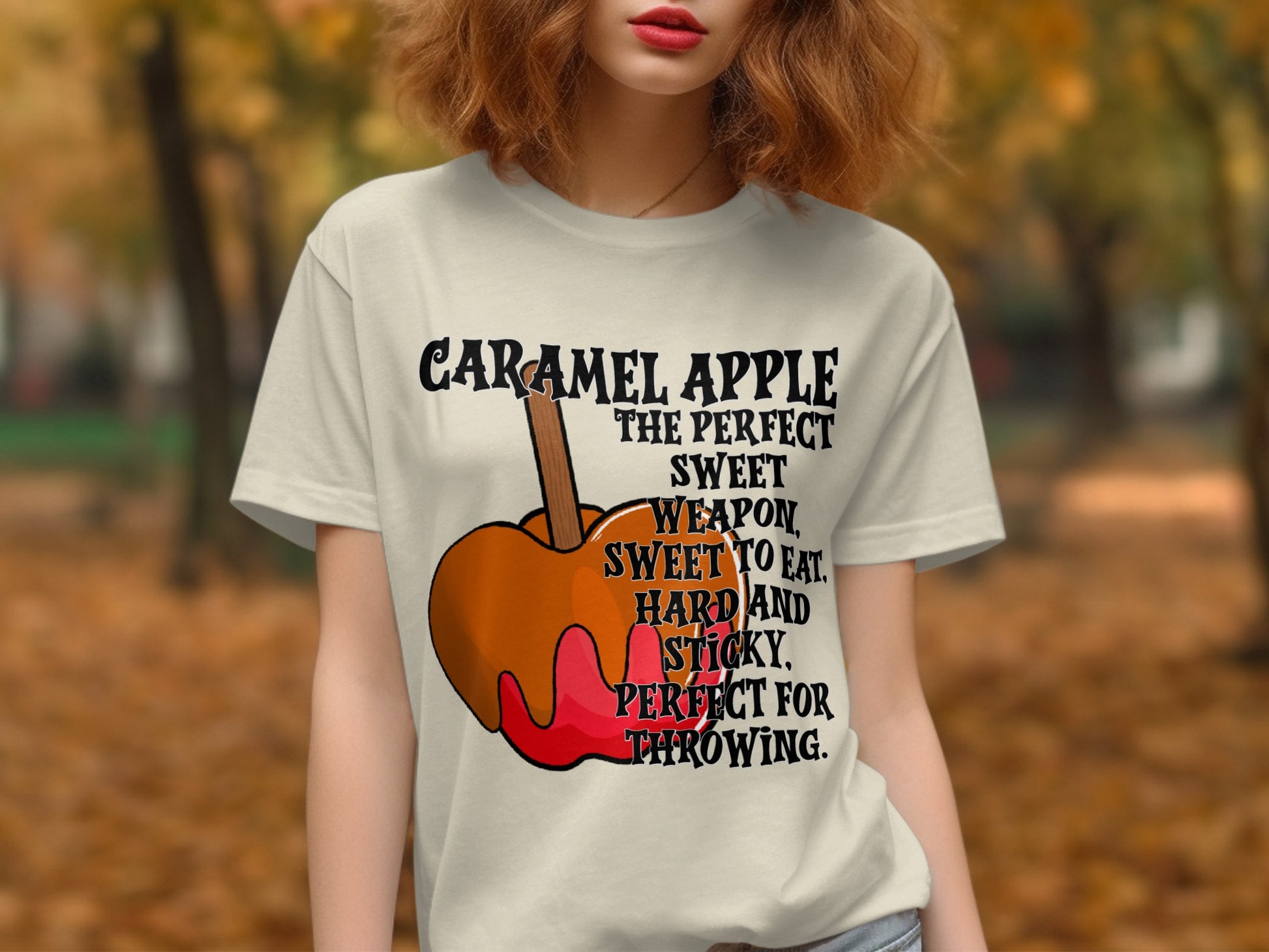 Caramel Apple Sweet Weapon Perfect For Throwing Shirt