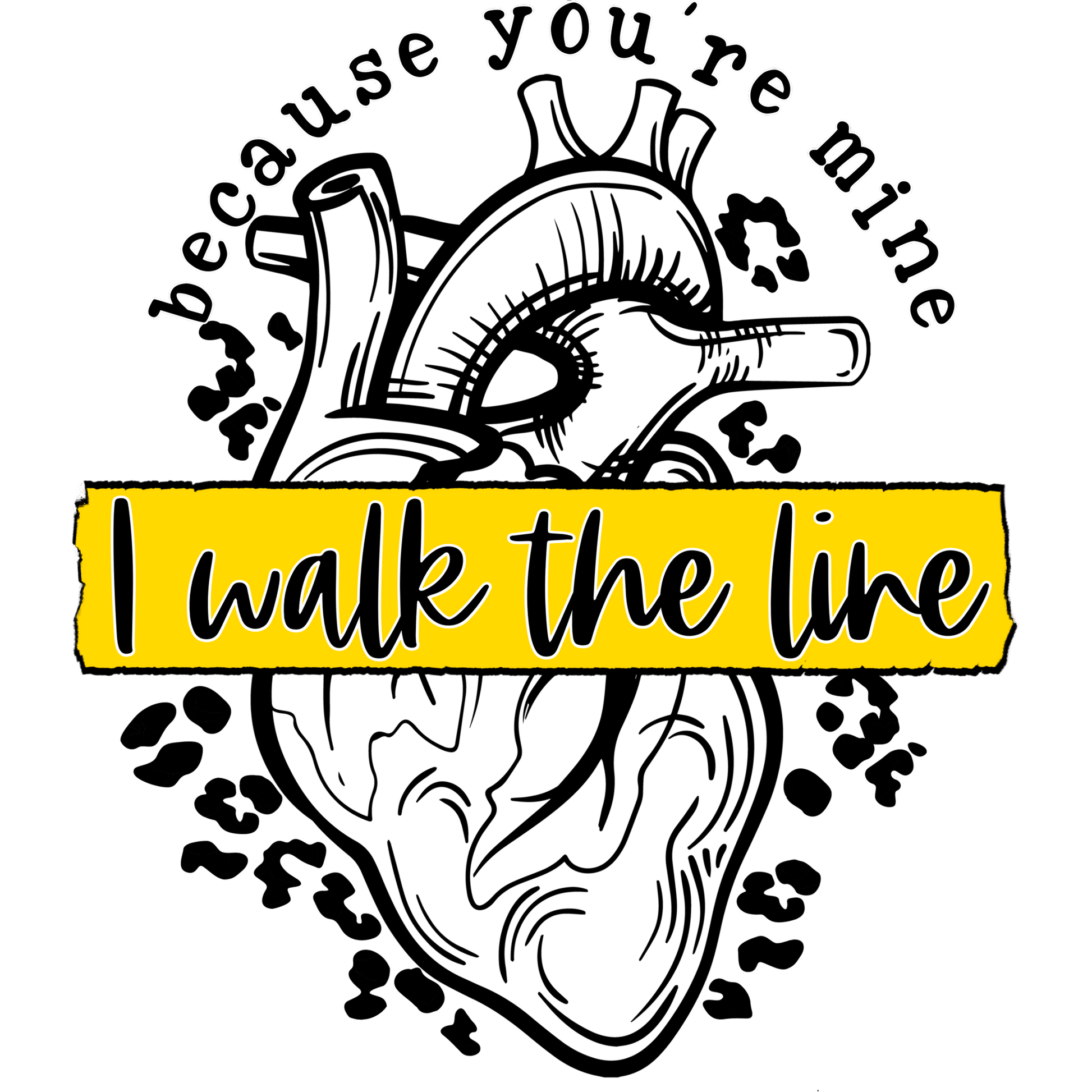 I Walk the Line Because You're Mine product