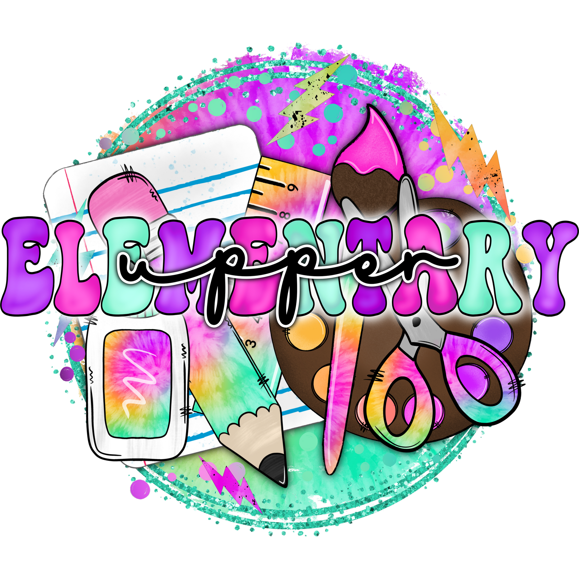Elementary School Supplies Artistic Design product