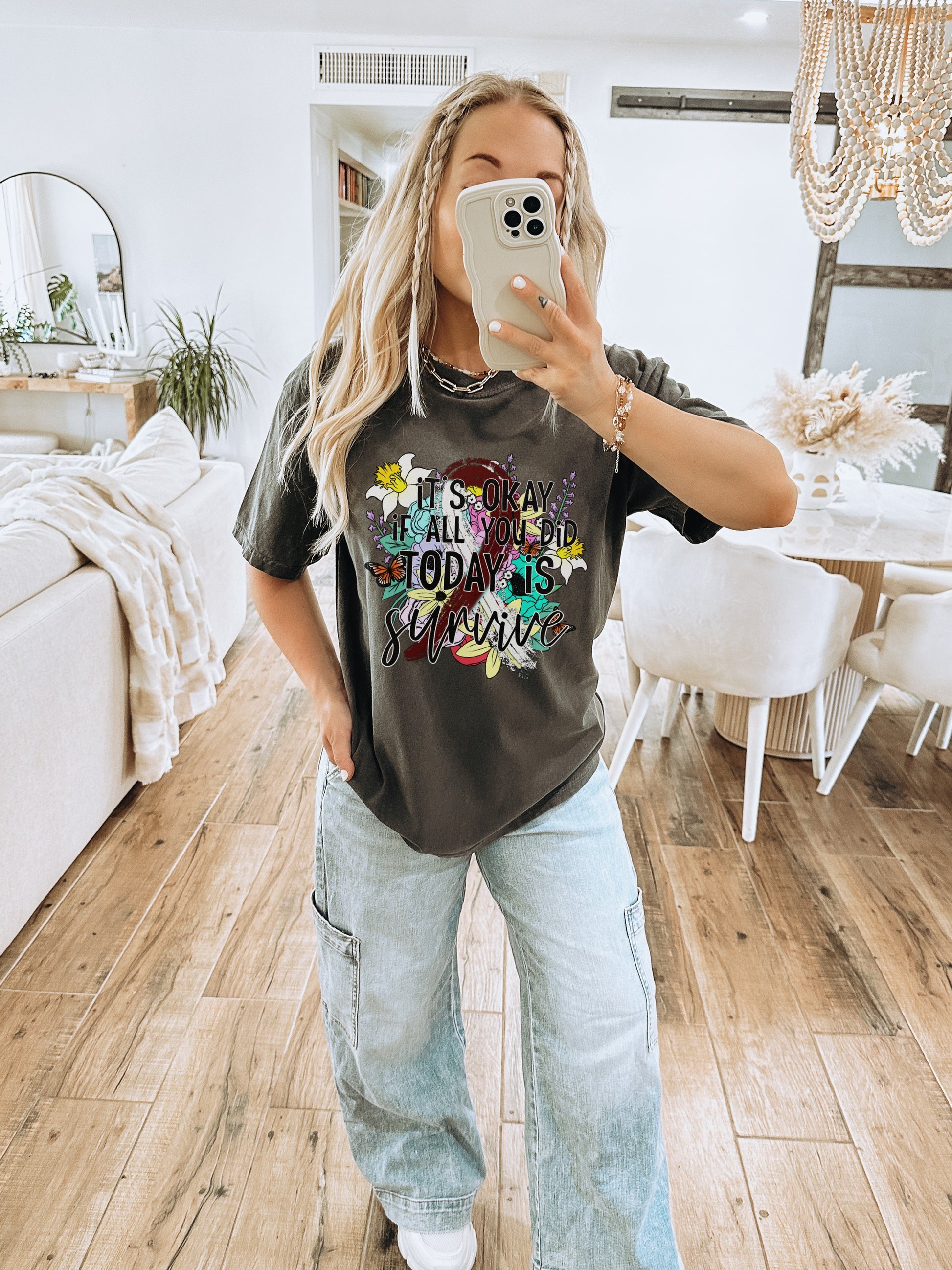 It's Okay if All You Did Today is Survive Tee