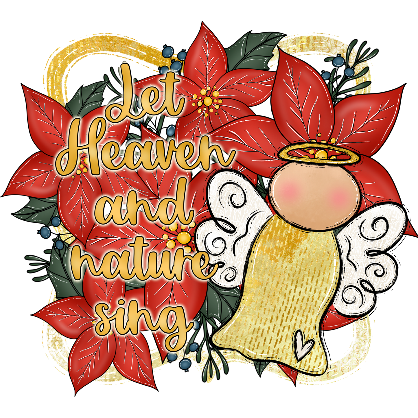 Let Heaven and Nature Sing Angel Decor Product