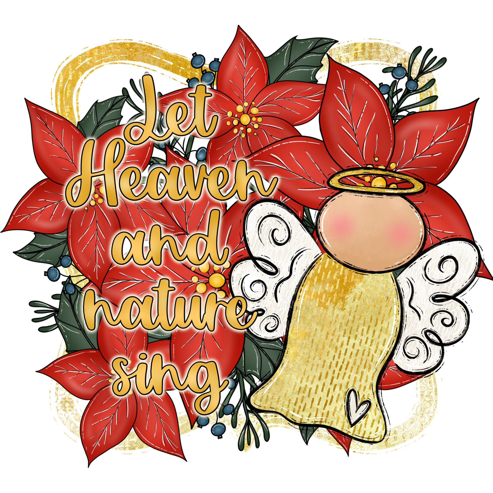 Let Heaven and Nature Sing Angel Decor Product