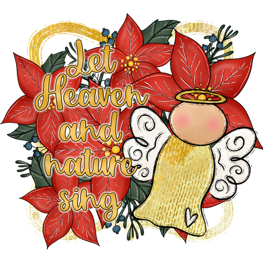 Let Heaven and Nature Sing Angel Decor Product