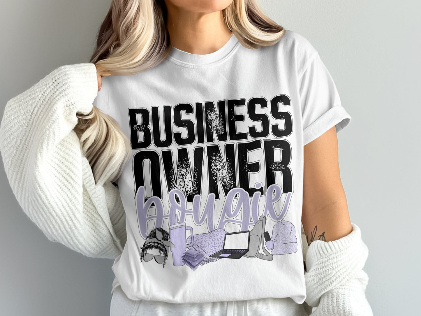 Business Owner Bougie Graphic Shirt for Entrepreneurs