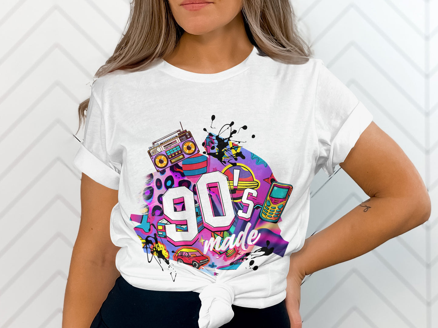 Retro 90s Made Graphic Tee Shirt Vintage Style Top