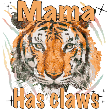 Mama Has Claws Tiger Graphic Shirt