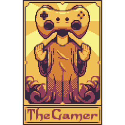 Pixel Art Poster TheGamer Retro Style Gaming Decor